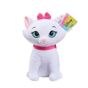 Disney Marie White and Pink Plush